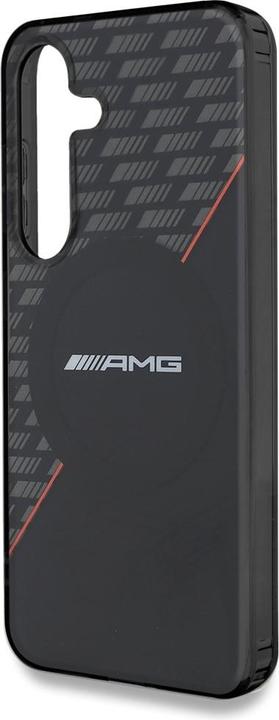 Produktbild Mercedes AMG Double Layer Rhombs MagSafe Case for Samsung Galaxy S25+ - Black/Red (Samsung Galaxy S25+)