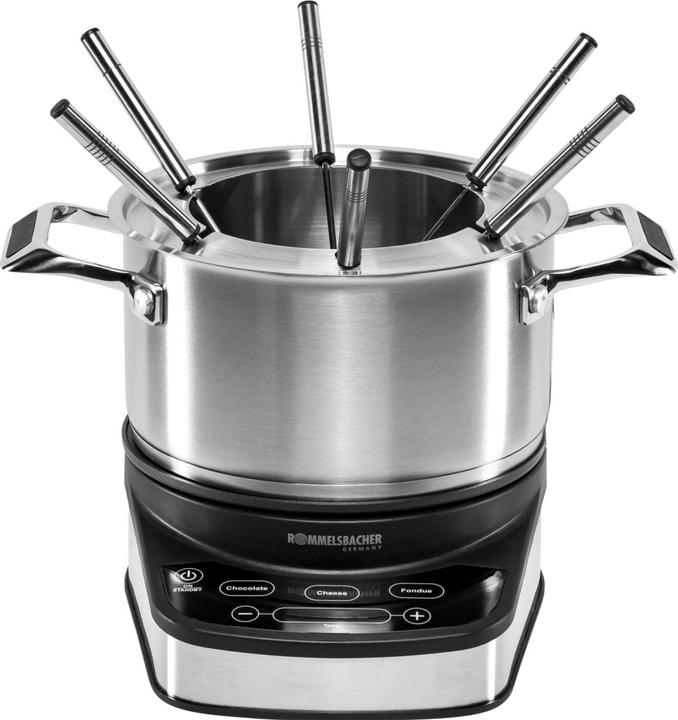 Rommelsbacher All-in-One 20.F 1200 (Schokoladenfondue, Käsefondue, Fondue Chinoise, Fondue Bourguignonne)