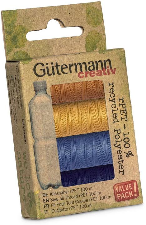 Actual product image Gütermann Nähgarn-Set Allesnäher rPET Jeansauswahl 4 Stück (100 m)