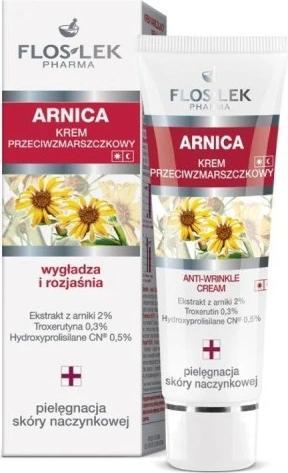Floslek FLOSLEK Arnica Anti-Wrinkle Cream krem przeciwzmarszczkowy do skóry naczynkowej 50ml (50 ml, Tag + Nacht)