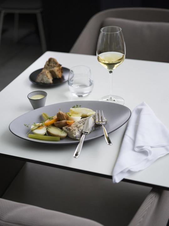 Image du produit Revol Equinoxe Assiette oblongue L36cm l16cm poivre