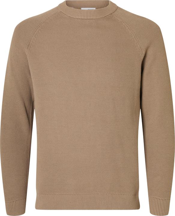Actual product image Selected Homme 100% cotton jumper with round neckline (S)