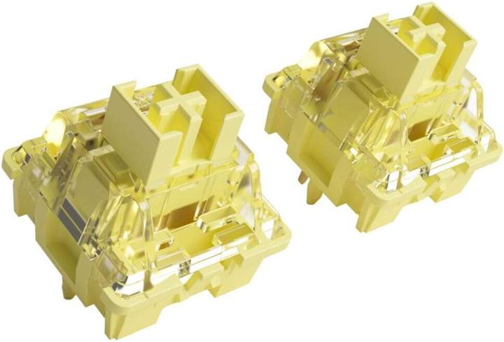 Actual product image Akko V3 Pro Cream Yellow