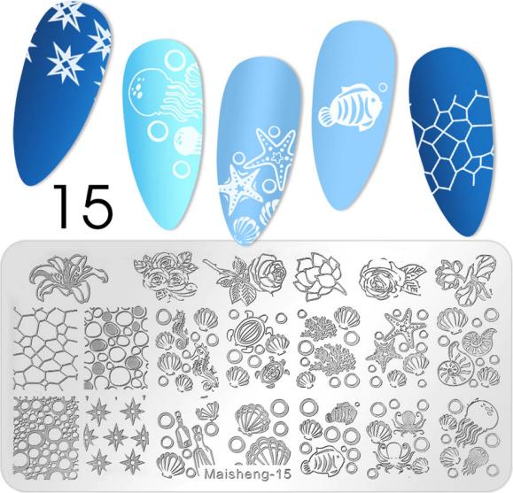 Produktbild Nagellack24 Nail Art Stamping Maisheng 15