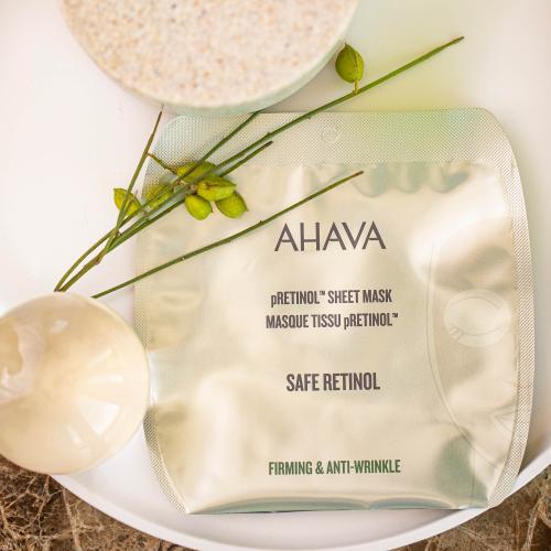 Image du produit Ahava Sheet Mask - Masque en feuille pour les peaux sèches et ternes