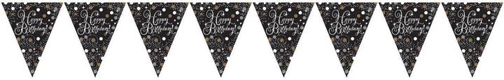 Image du produit Amscan Guirlande Celebration Gold 3.96 m, noir