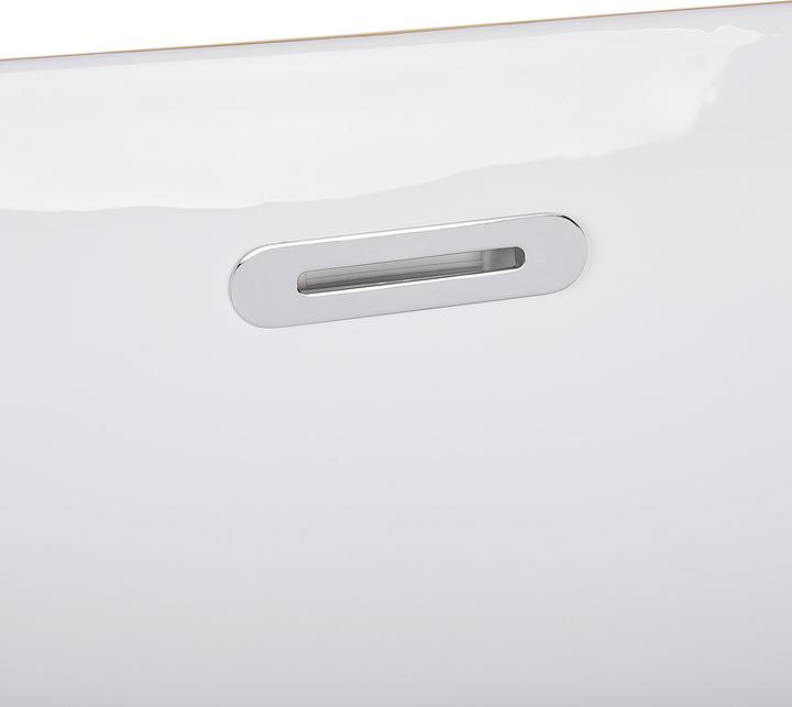 Actual product image Beliani Bathtub free-standing gold oval 170 x 77 cm TESORO (259 l, 170 cm, 77 cm)