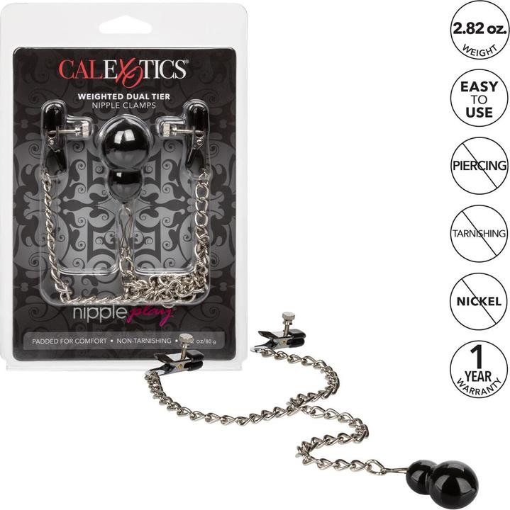 Produktbild CalExotics Weighted Nipple Clamps