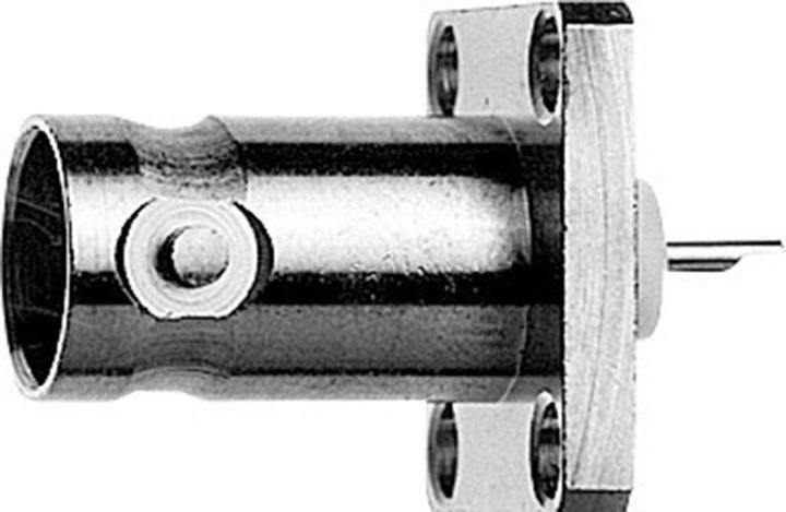 Actual product image Telegärtner BNC panel jack with flange 50 Ohm, Z05, a=3-56" =M 2.5, UG-290/U