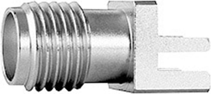 Actual product image Telegärtner SMA End Launch Socket 50 Ohm for PCB Thickness 1.07mm/0.042"