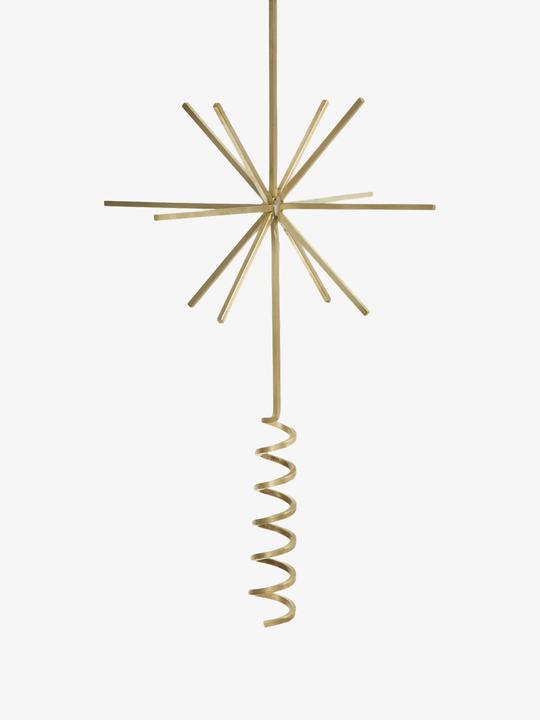 Actual product image Ferm Living Christmas tree topper BRASS gold-coloured