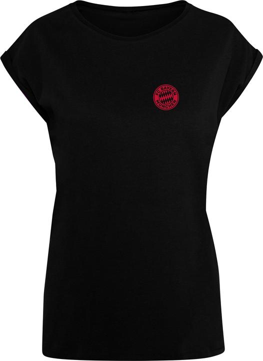 Actual product image FC Bayern München Ladies Logo Red Extended Shoulder Tee - 113325 (L)