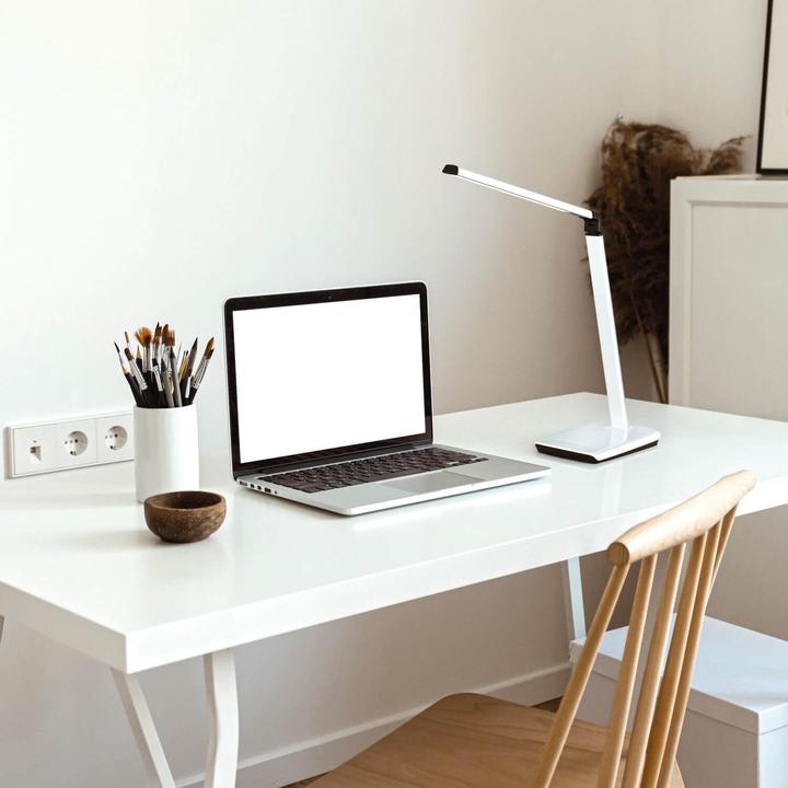 Image du produit Fischer & Honsel Honsel Bright LED Lampe de table 8,9W Tunable white contrôlable dimmable argent 50432