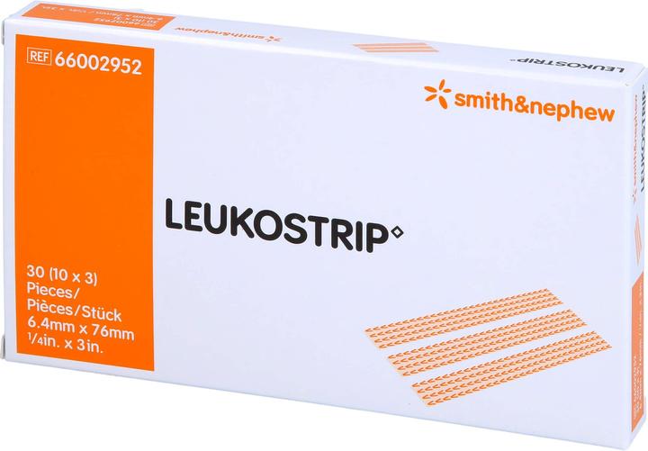 Immagine prodotto Smith & nephew LEUKOSTRIP strisce di sutura 6,4 cm x 7,6 cm sterili, 30 cerotti (30 x)
