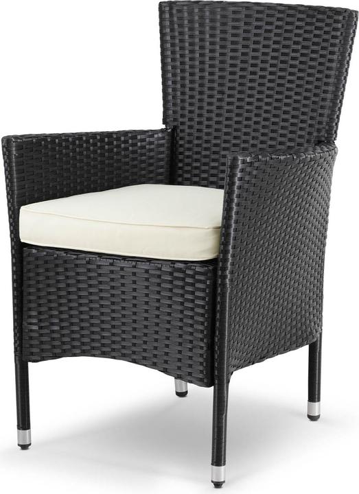 Image du produit Casaria Chaises de jardin en polyrotin