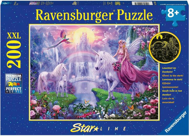 Actual product image Ravensburger Magic unicorn night (200 pieces)