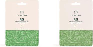 Immagine prodotto Body Shop Aloe Vera Maschera lenitiva per pelli sensibili Vegan 0.6 Fl Oz (18 ml)