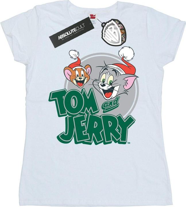 Tom & Jerry Christmas Greetings TShirt (XL)