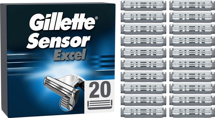 Actual product image Gillette Sensor Excel (20 x)
