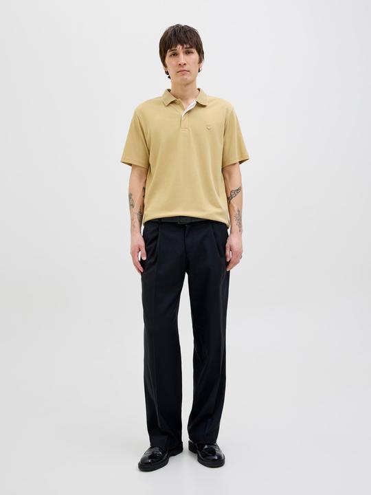Actual product image Jack & Jones Single-coloured shirt collar polo shirt Poloshirt (XL)