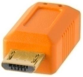 Image du produit Tether Tools Câble TetherPro USB 2.0 vers Micro-B 5 broches, 4,6 m Orange (4.60 m, USB 2.0)