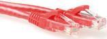 Image du produit Câble patch CAT6 U/UTP rouge d'1 mètre sans fil avec connecteurs RJ45. Cat6 u/utp snagless rd 1.00m (U/UTP, CAT6, 1 m)