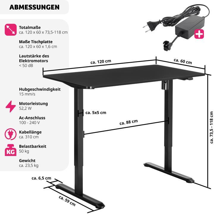 Produktbild tectake Skadi (120 x 60 x 118 cm)