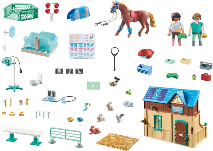 Immagine prodotto Playmobil Terapia equestre e pratica veterinaria (71352, Cavalli Playmobil della cascata)
