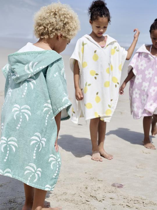 Immagine prodotto Vertbaudet Poncho da bagno per bambini in cotone riciclato, personalizzabile (128)