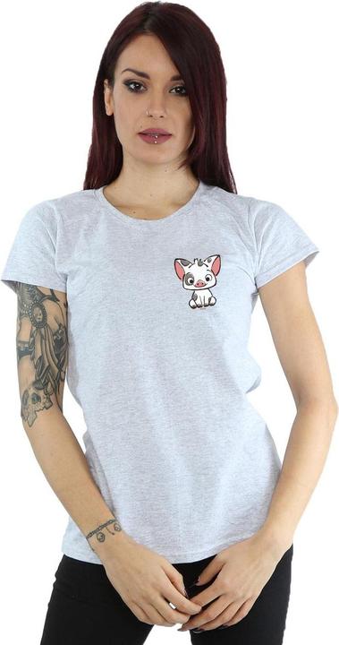 Immagine prodotto Disney Moana Pua The Pig Breast Print Maglietta Donna (XL)