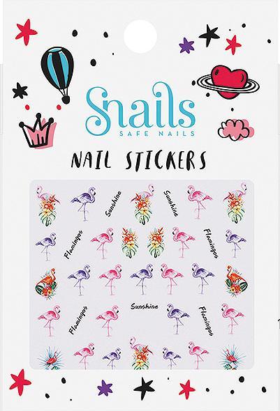 Produktbild Snails Nagelsticker Flamingos