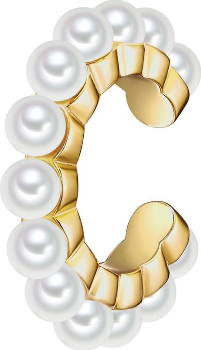Glanzstücke München Damen Sterling Silber Muschelkernperle gelbgold - 12438 (Sterling Silber)
