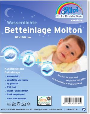 Actual product image Alvi Bed pads Molton bed pad 50 x 90 cm (50 x 90 cm)