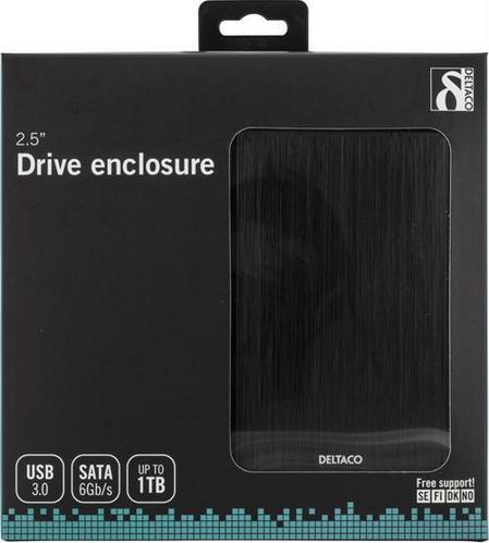 Immagine prodotto Deltaco MAP-GD28U3 - Alloggiamento HDD - 2,5 pollici - Serial ATA III - Connettività USB - Debole (2.5")