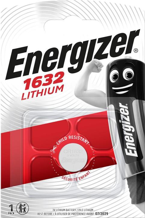 Energizer CR1632 Lithium (1 Stk., CR1632, 130 mAh)