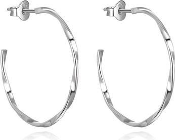 Image du produit Beneto Élégants boucles d'oreilles rondes en argent AGUP2671 (L)