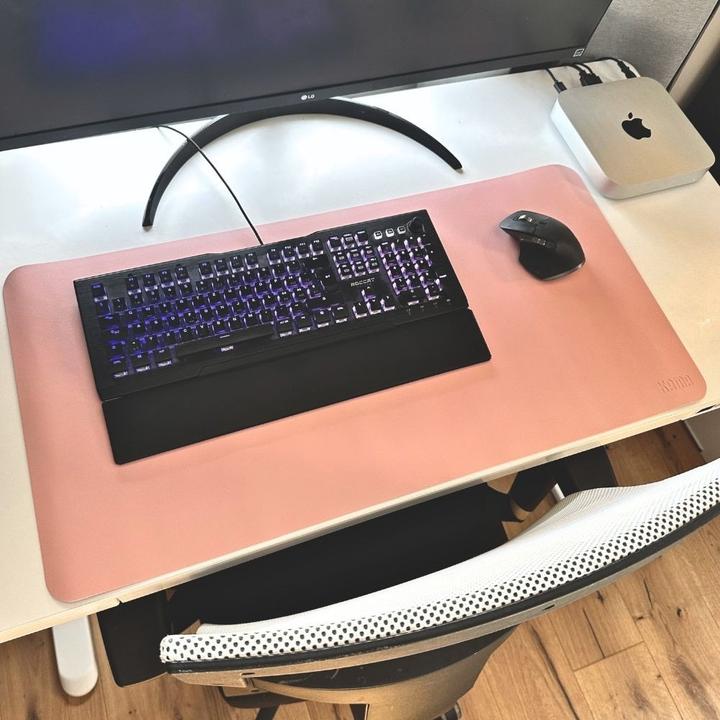 Actual product image Kama Schreibtischmatte, Mousepad, Rosa (80 x 40 cm)
