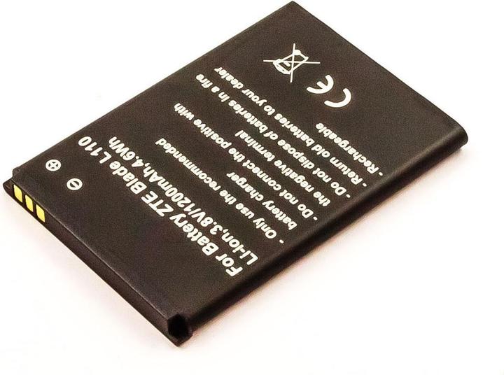 Produktbild AGI 45578 - Akku - ZTE - Li3814T43P3H634445 - Schwarz - Lithium-Ion (Li-Ion) - 1200