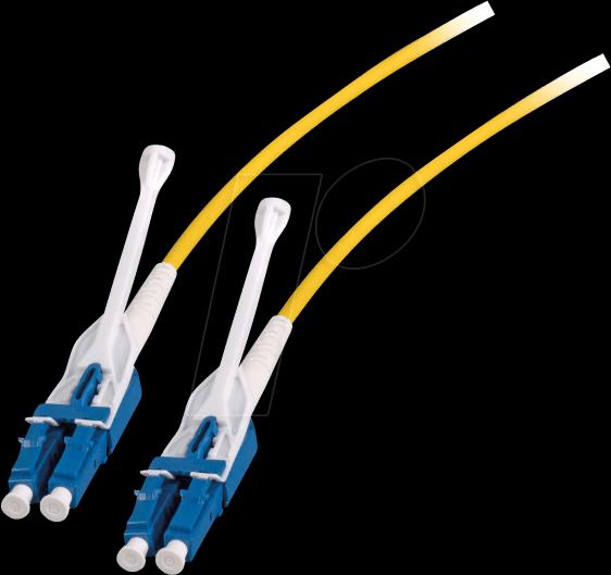 Image du produit EFB Elektronik Cavalier duplex LC-LC, G657A1, 1m,avec onglet push/pull, polarité interchangeable (S/UTP, 1 m)