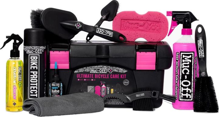 Actual product image Muc-Off Ultimate Bicycle Kit (1800 ml, Universal Lubricant, Sponge, Bicycle cleaner, Chain cleaner, Care set)