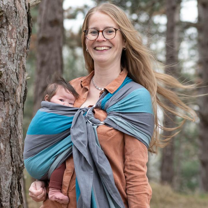Produktbild Hoppediz Babytragetuch gewebter Ring-Sling (2 m)