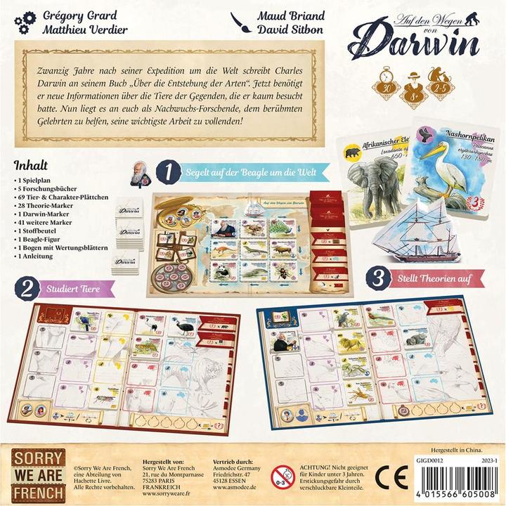 Produktbild Gigamic Auf den Wegen von Darwin (Deutsch)
