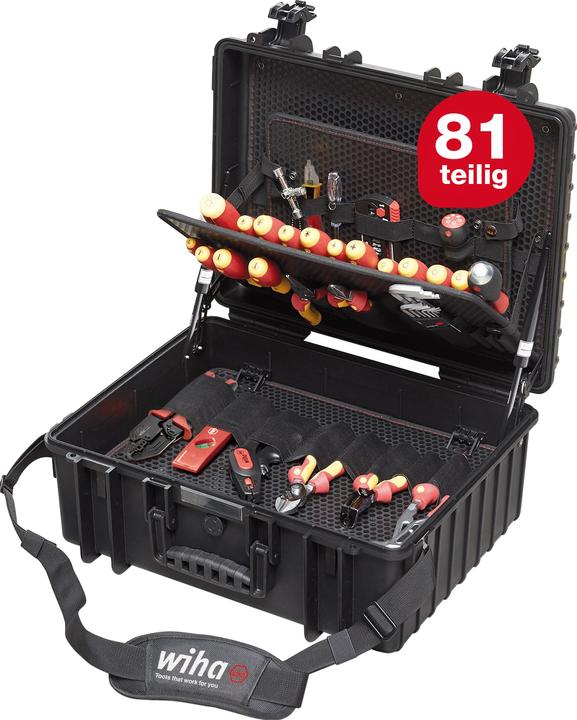 Actual product image Wiha Electrician's tool set Competence XL I mixed 81 pcs. in tool case (81 pieces)