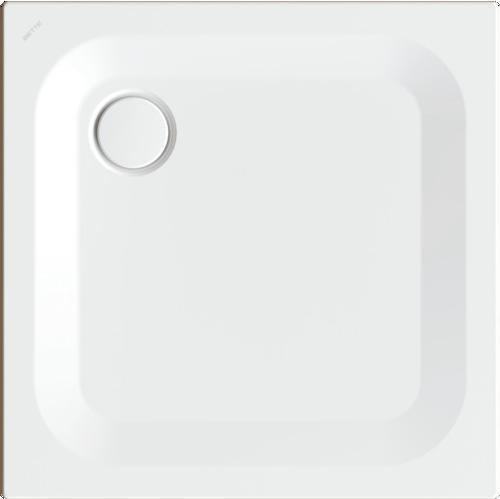 Actual product image Bette Ultra rectangular shower tray 800x800x25mm, with glaze plus, 5830