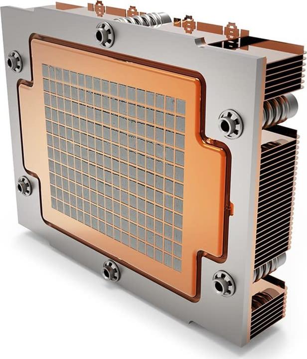Dynatron J1 AMD SP5 1U passive CPU cooler con camera di vapore in rame e pacco di alette fino a 335W TDP