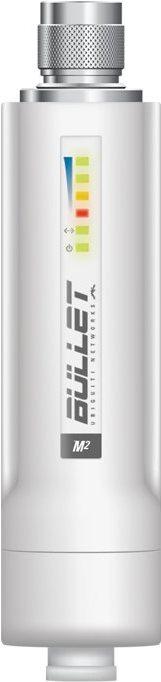 Image du produit Ubiquiti Bullet M2-HP Radio d'extérieur 2.4GHz, 802.11b/g/n, 28dBm, PoE, N-type mâle