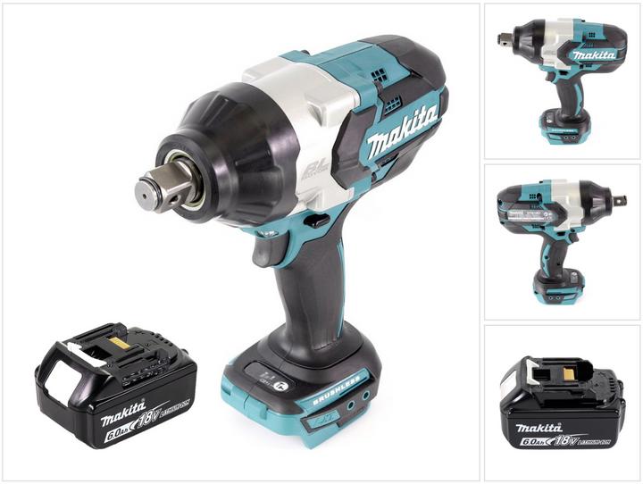 Actual product image Makita DTW 1001 Z 18 V Cordless Impact Wrench Brushless Li-Ion Solo - Body Only, without accessory (Rechargeable battery operated)