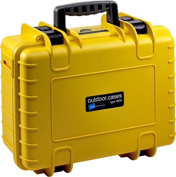 Image du produit B&W International DJI Mavic 3 Fly More Combo valise de transport B&W type 4000 jaune (Valises de drone, DJI Mavic 3)