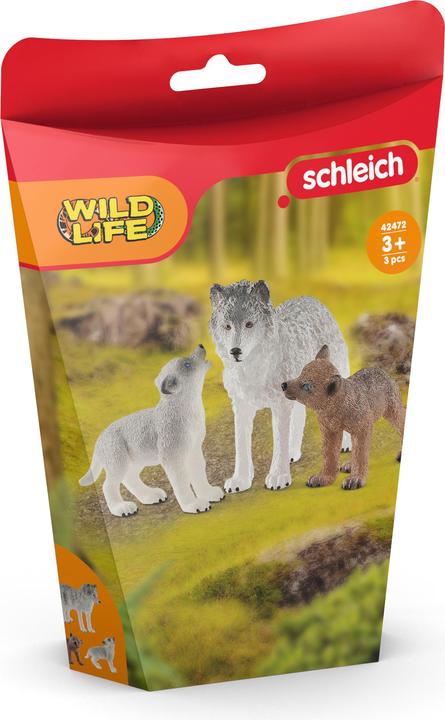 Produktbild Schleich Wölfin mit Wolfswelpen