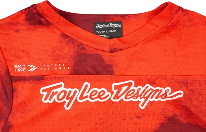 Produktbild Troy Lee Designs Skyline SS Jersey, Flared, fiery red, youth XL (XL)